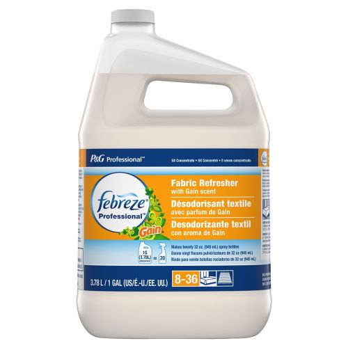 Febreze Professional Fabric Refresher Liquid Concentrate with Gain Scent, 1 Gallon